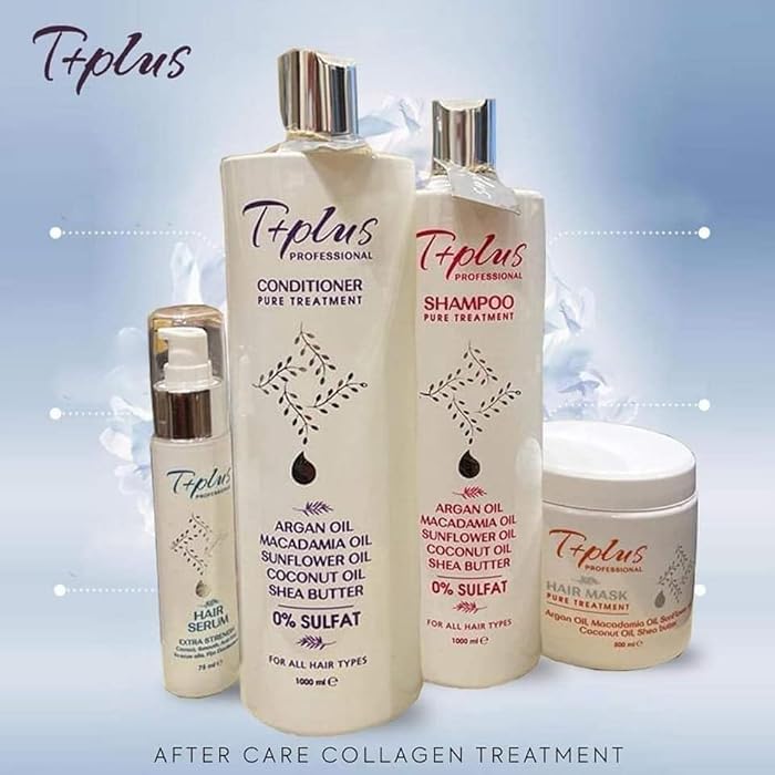 T+plus hair treatment set of four, one litre size - Image 2